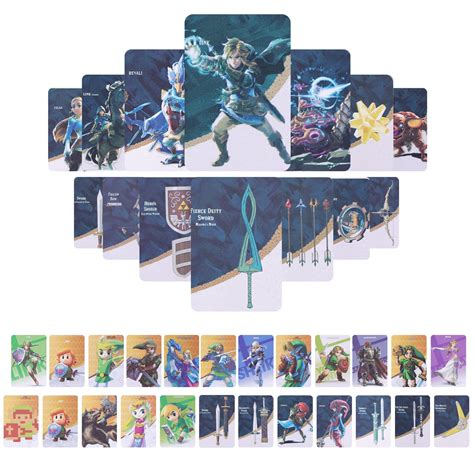 nfc tag cards botw|I modified the amiibo guide to better show which NFC cards.